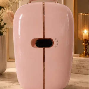Pink Mini Makeup Fridge