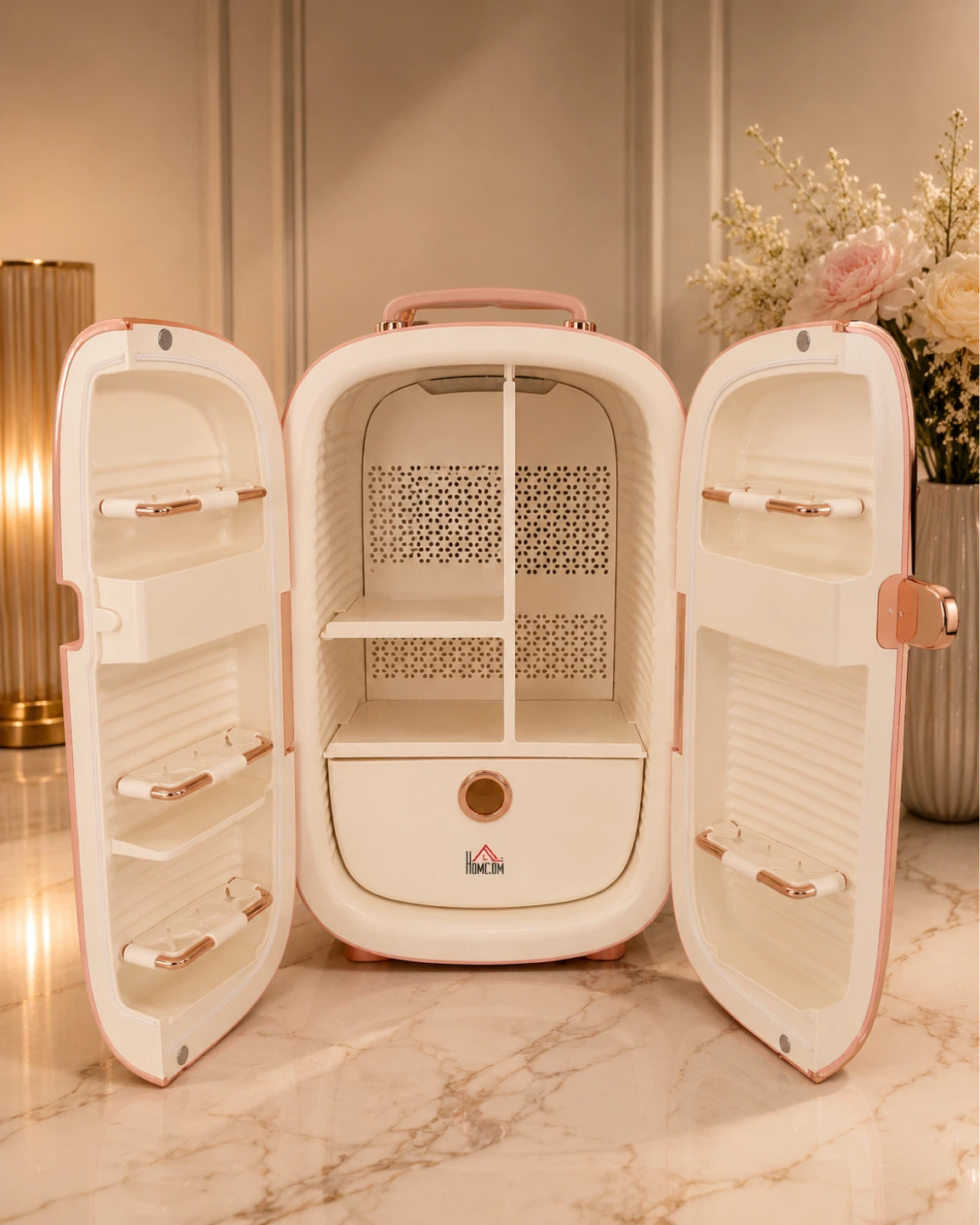 Pink Mini Makeup Fridge - photo 3