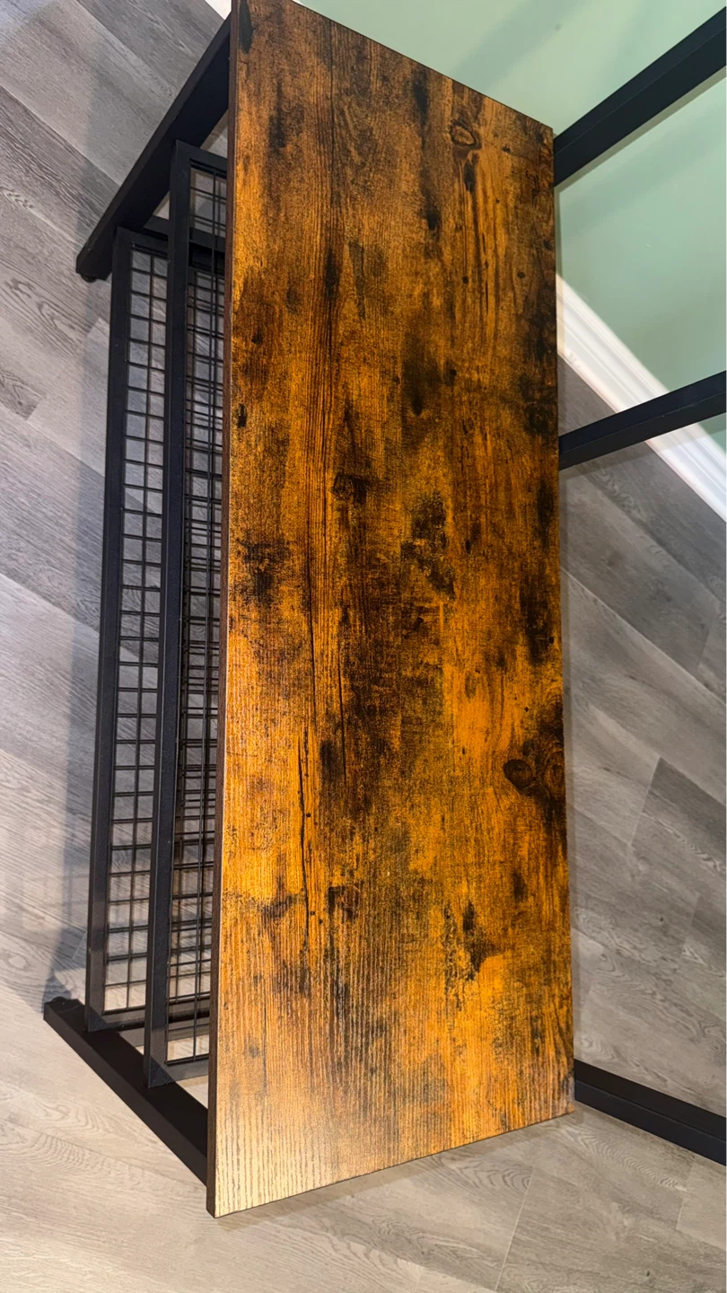 Industrial Hall Tree with Bench and Hooks - photo 5