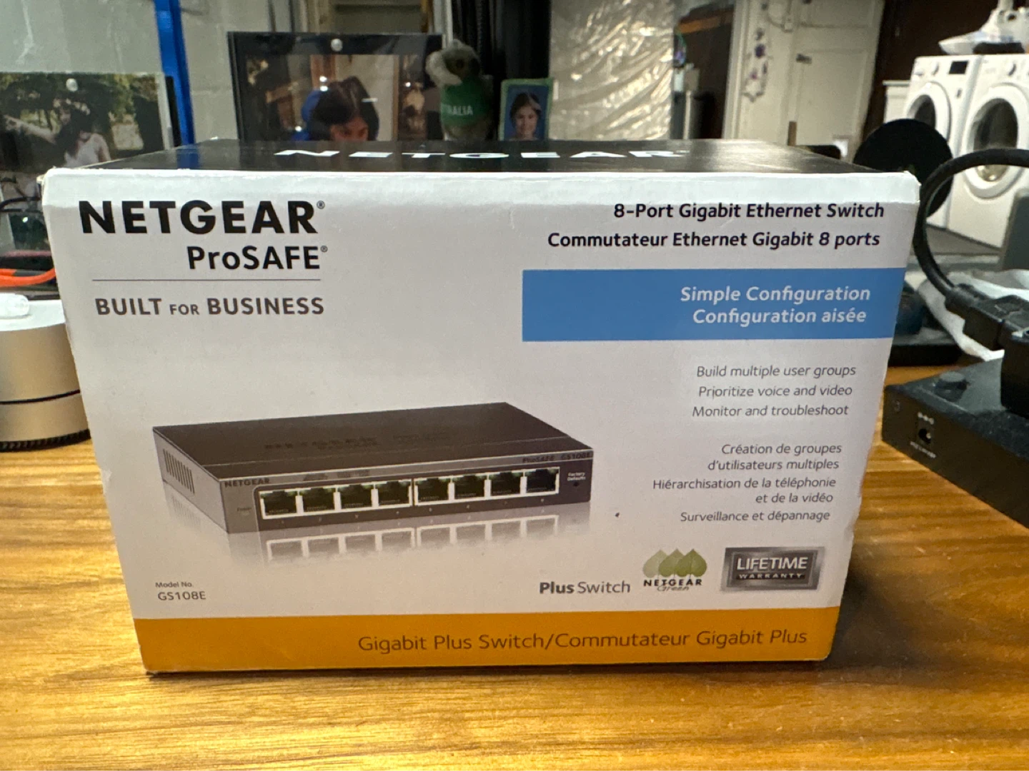 NETGEAR ProSAFE 8-Port Gigabit Ethernet Switch GS108E