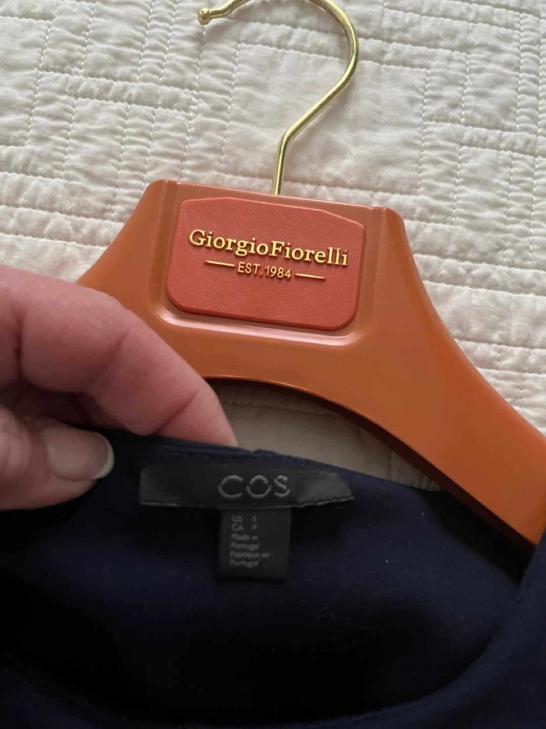 COS Navy Blue Dress with Bow Size 8 - photo 2