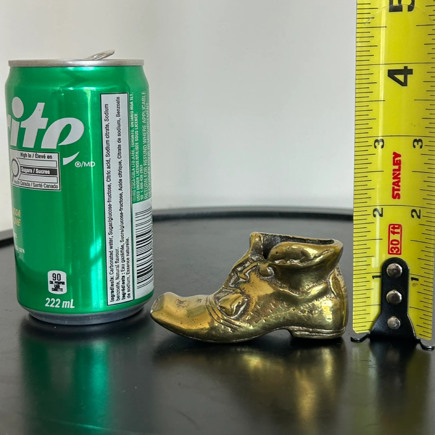 Vintage Solid Brass Miniature Boot Figurine – Paperweight - photo 2