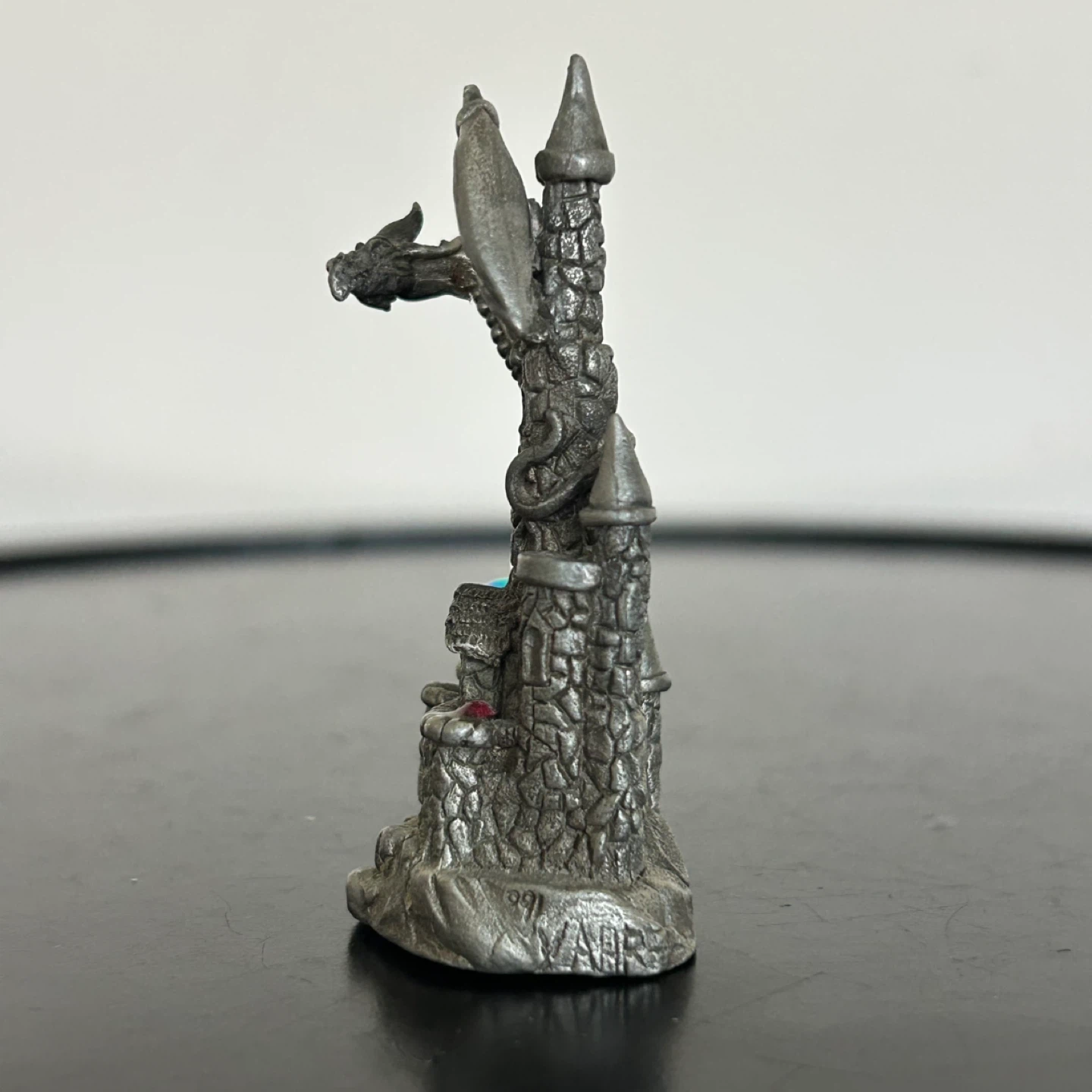 Ridolfi Gallo Pewter Dragon Medieval Mini Figurine - photo 3