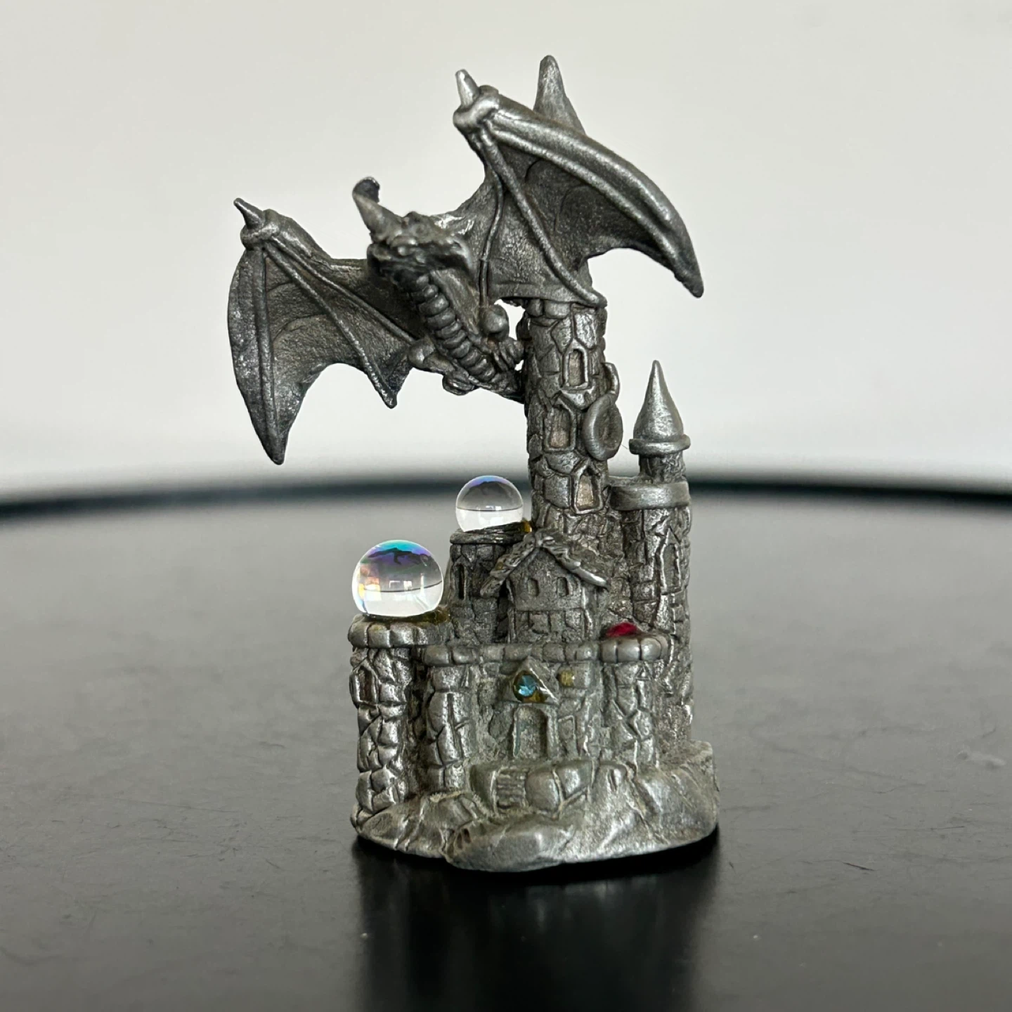 Ridolfi Gallo Pewter Dragon Medieval Mini Figurine
