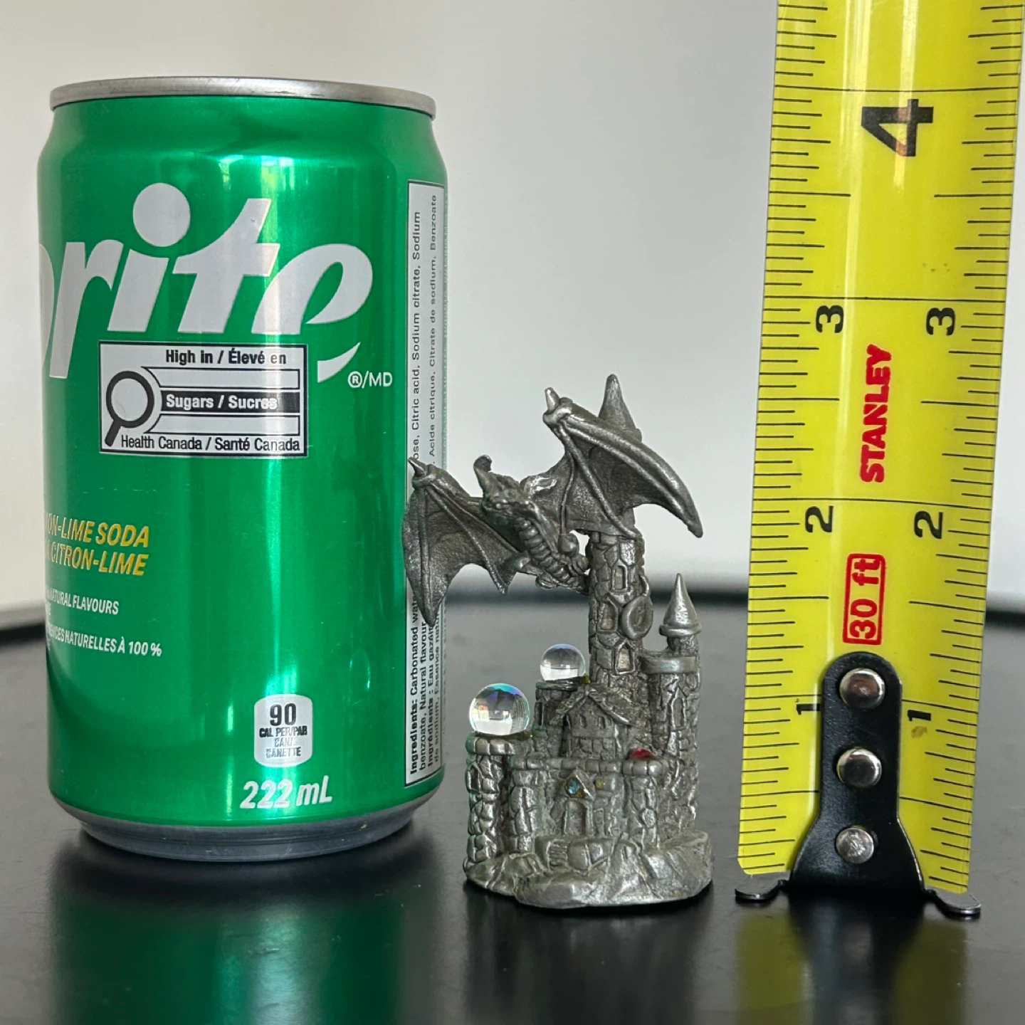 Ridolfi Gallo Pewter Dragon Medieval Mini Figurine - photo 2