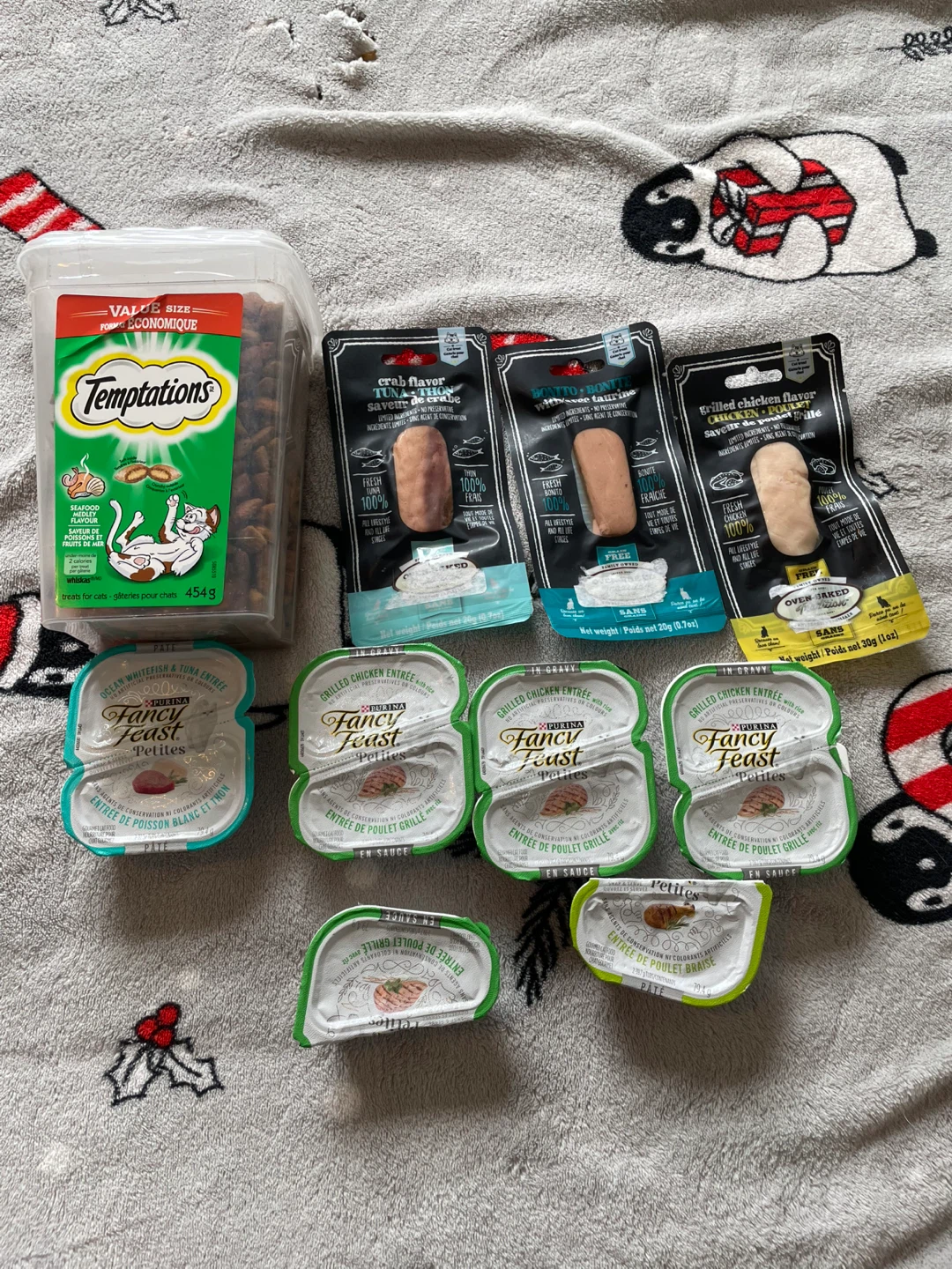 Brand New Cat Treats & Wet Food Lot