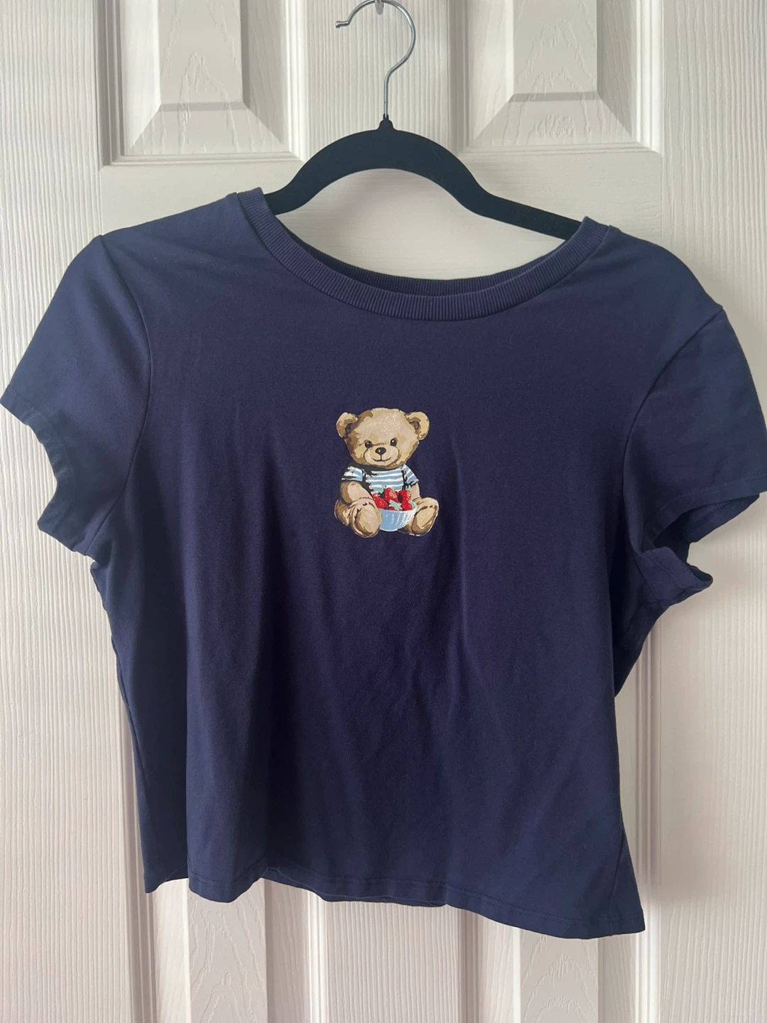 ARDENE Women’s Navy Teddy Bear T-Shirt