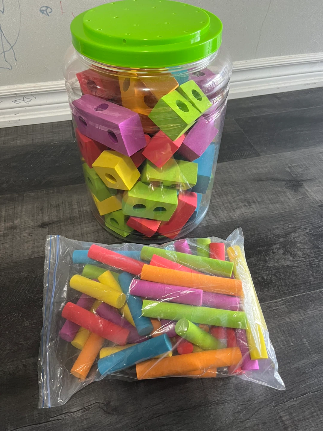 Spark Create Imagine Foam Building Blocks Jar - photo 3