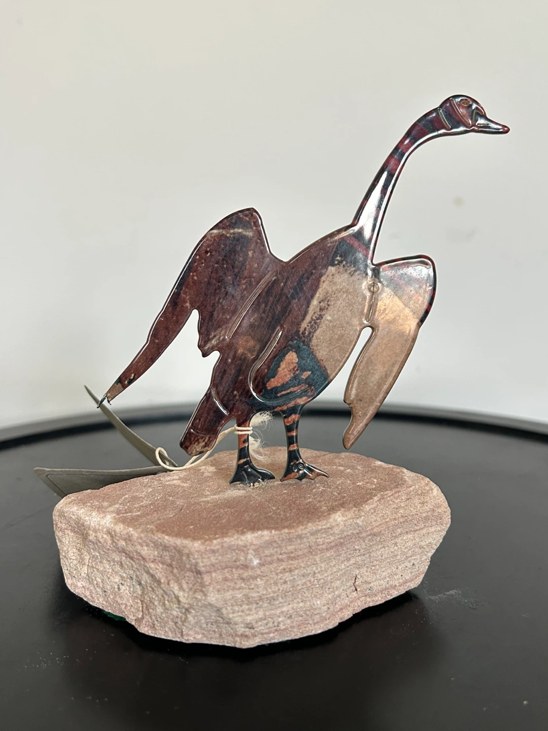 Vintage Lazart Wawa Goose Metal Art Sculpture - photo 5