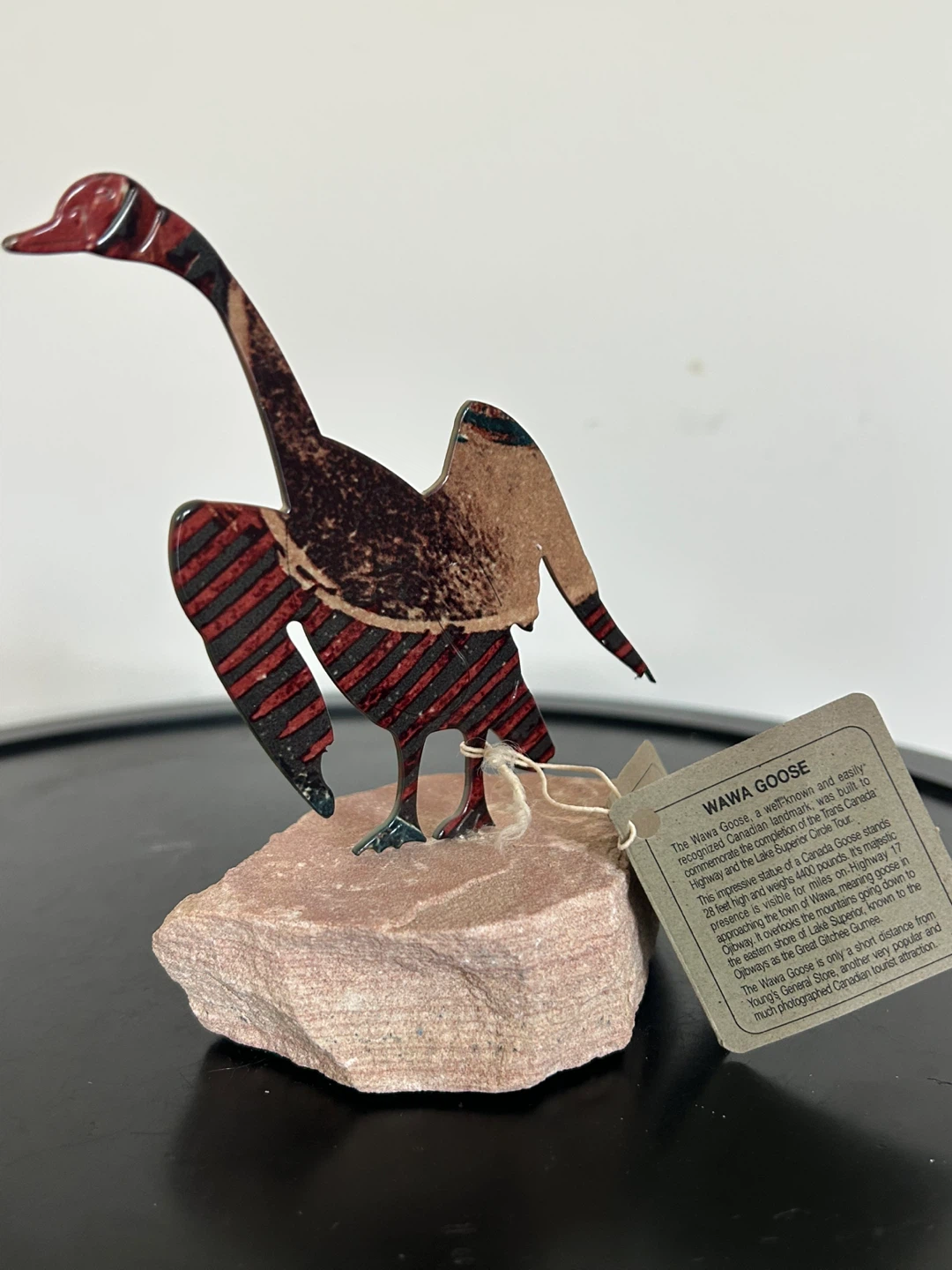 Vintage Lazart Wawa Goose Metal Art Sculpture - photo 3