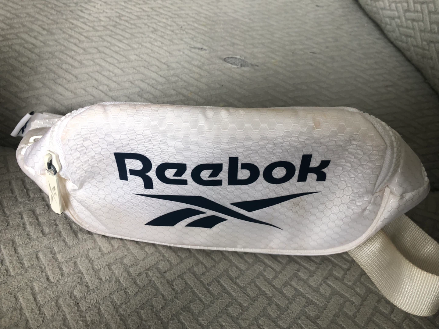 Reebok White Fanny Pack