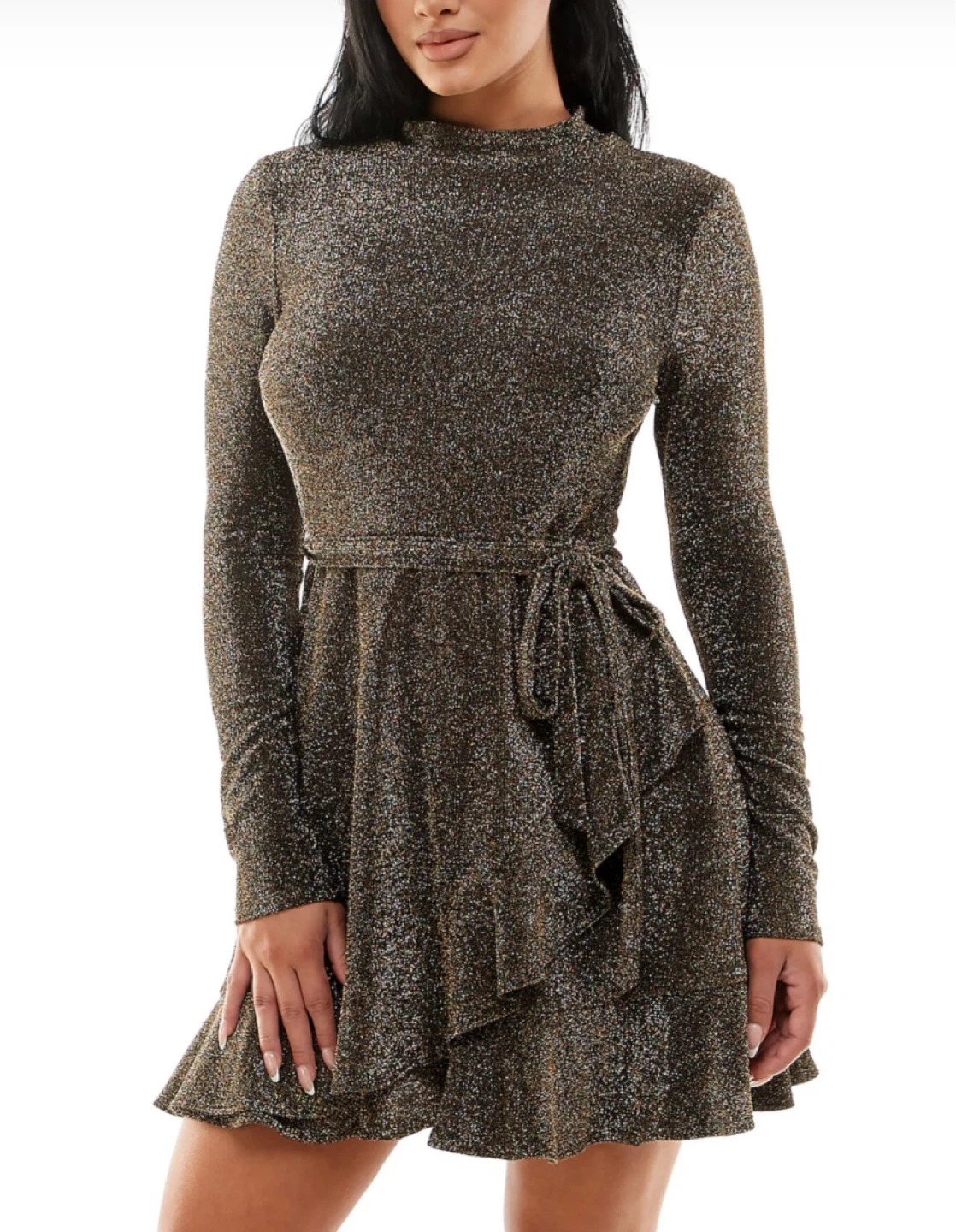 Speechless Glitter Dress 3X
