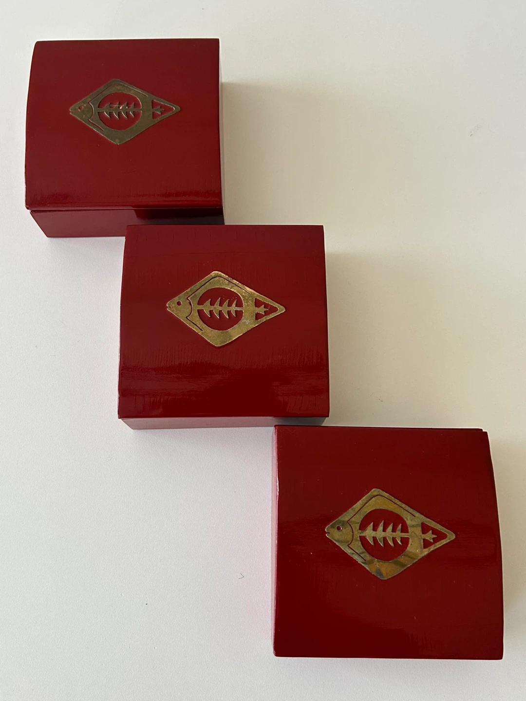 Vintage Dolbi Cashier  Boxes – Set of 3