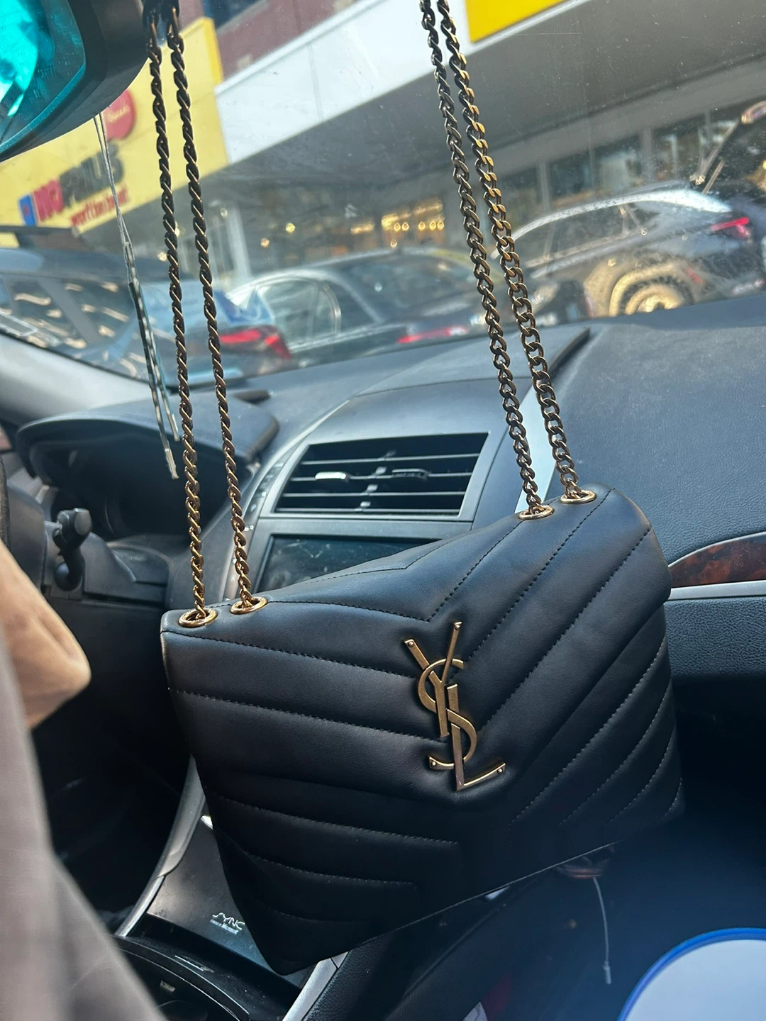 Black Saint Laurent YSL Handbag