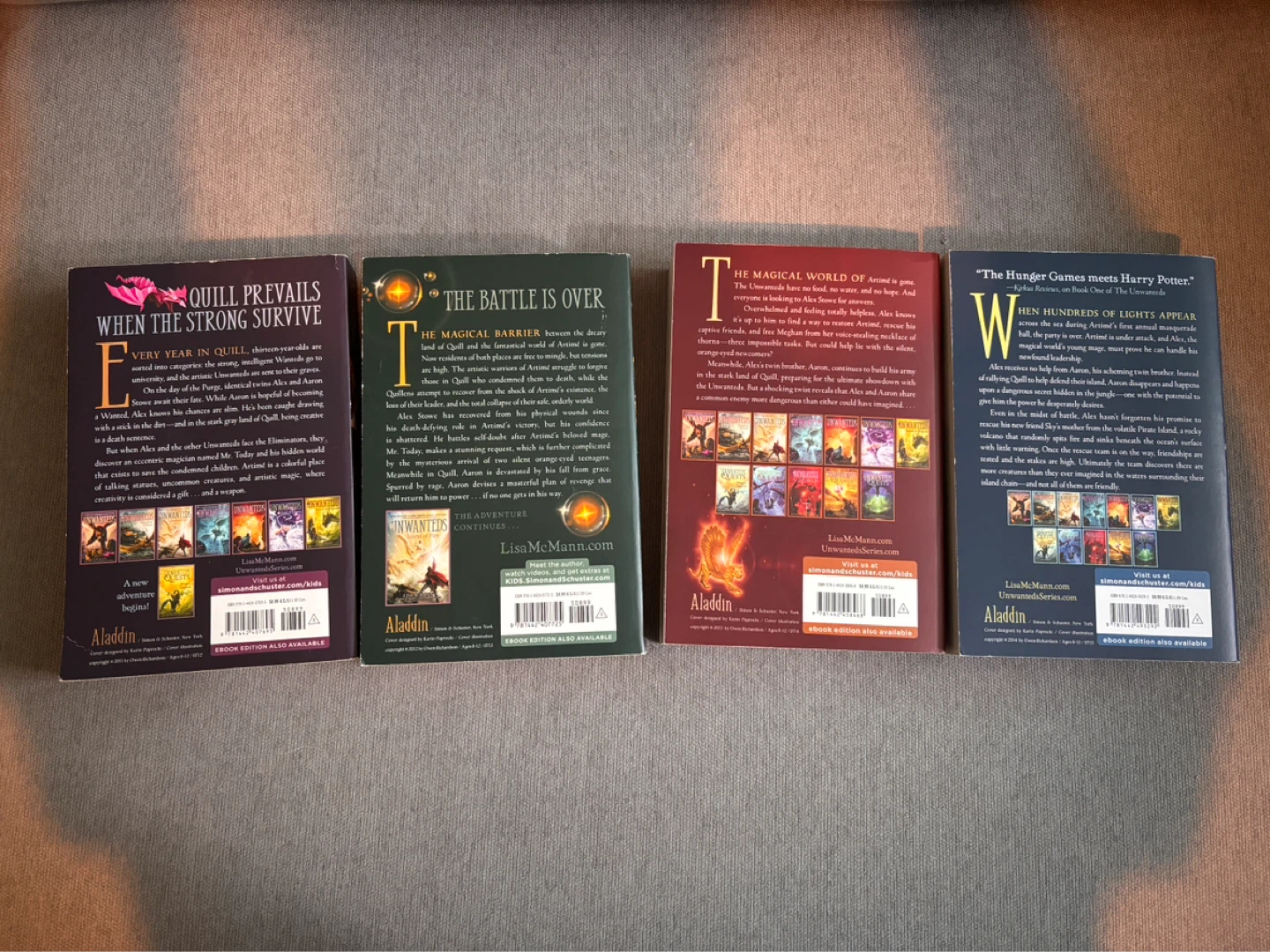 The Unwanteds Books 1-4 Series by Lisa McMann - photo 2