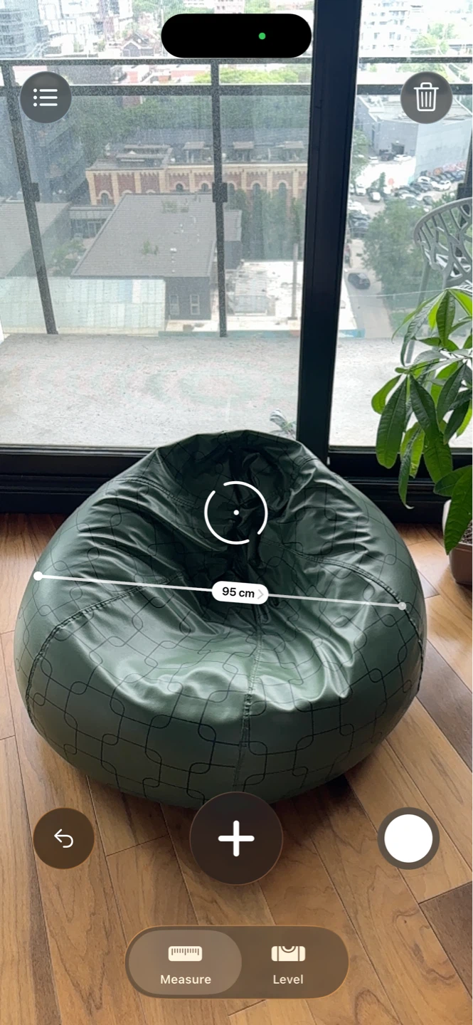 Sage Green Bean Bag Chair - photo 2
