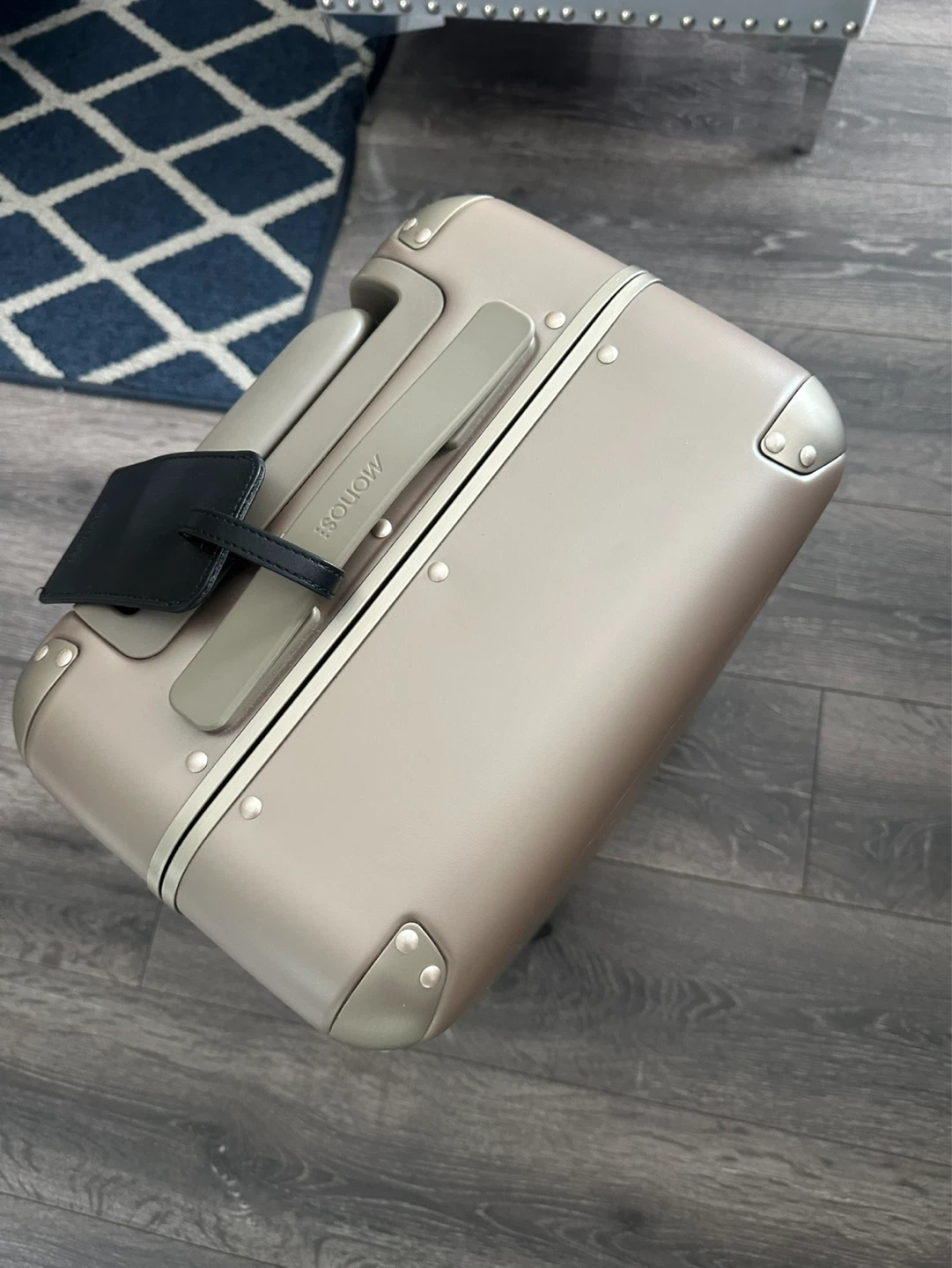 Hybrid Monos Carry-On Luggage with dust bag and leather Tag - photo 4