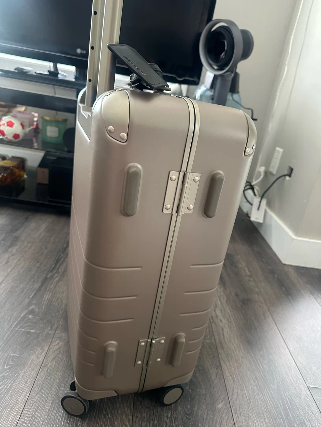 Hybrid Monos Carry-On Luggage with dust bag and leather Tag - photo 5