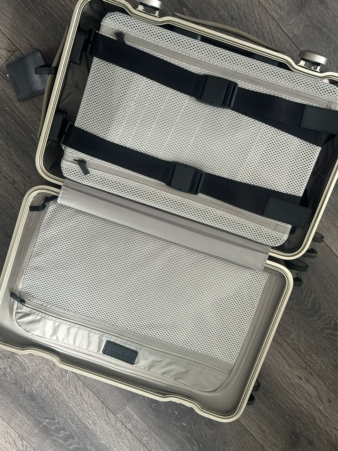 Hybrid Monos Carry-On Luggage with dust bag and leather Tag - photo 3