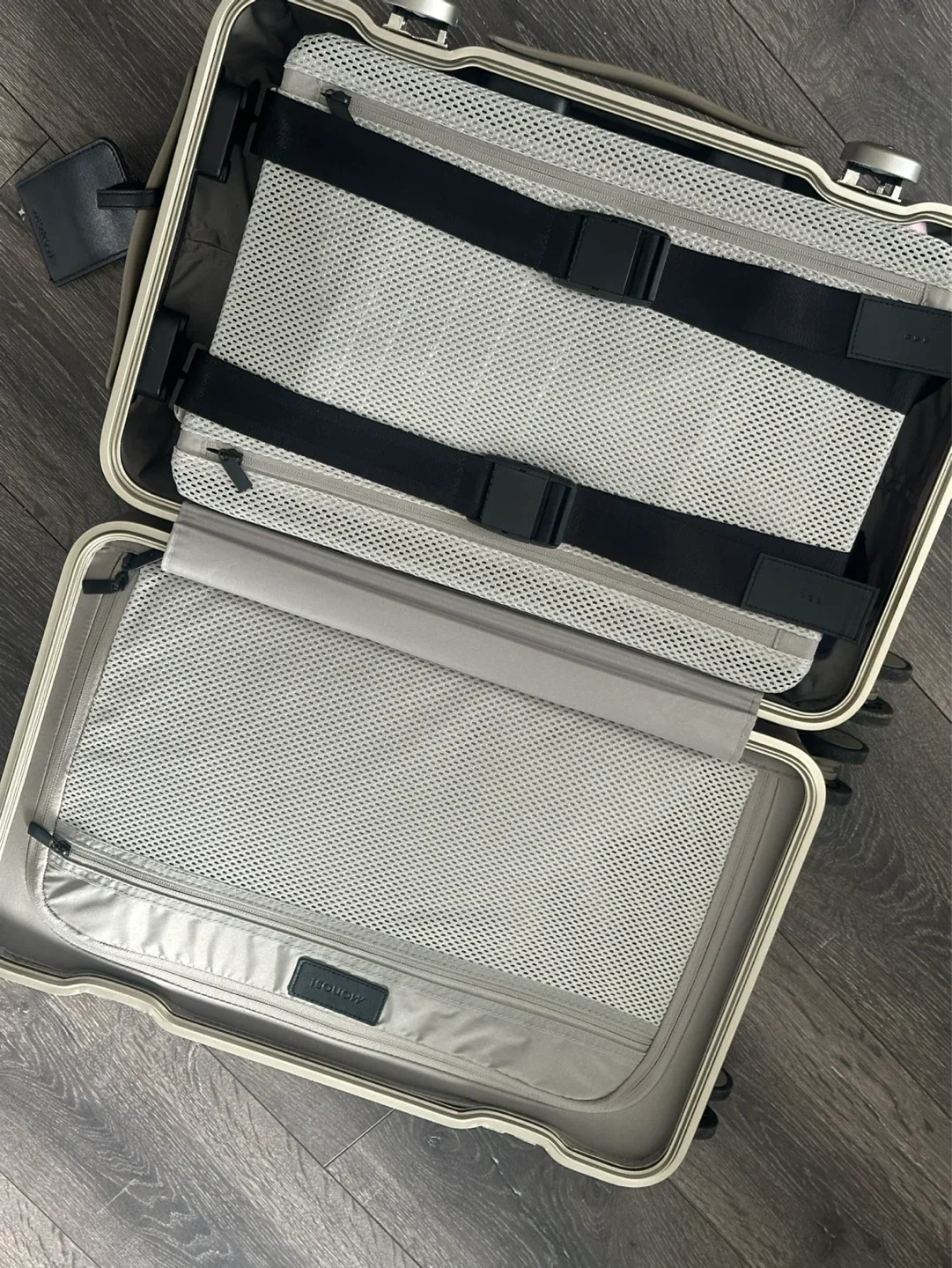 Hybrid Monos Carry-On Luggage with dust bag and leather Tag - photo 3