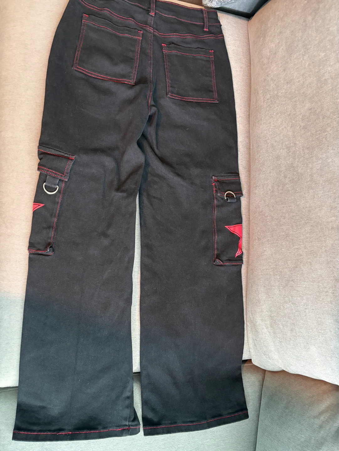 Size Medium black Star jeans from Hot Topic good condition - photo 2