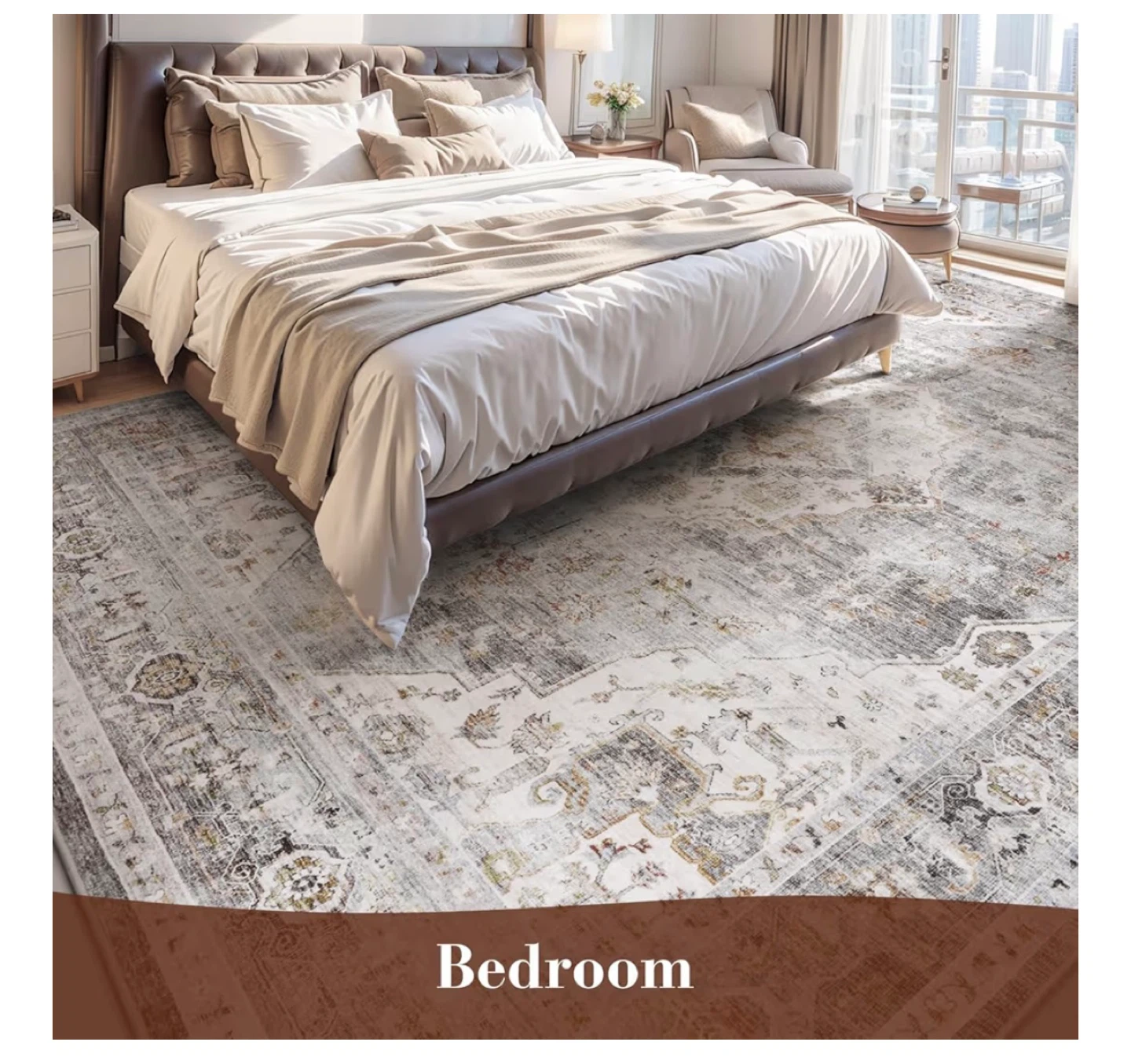 Grey Area Rug - 8' x 10' - photo 3