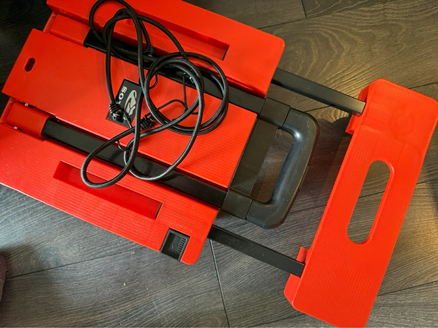 Red SOYO Folding Hand Truck Dolly with Bungee Cord - photo 2