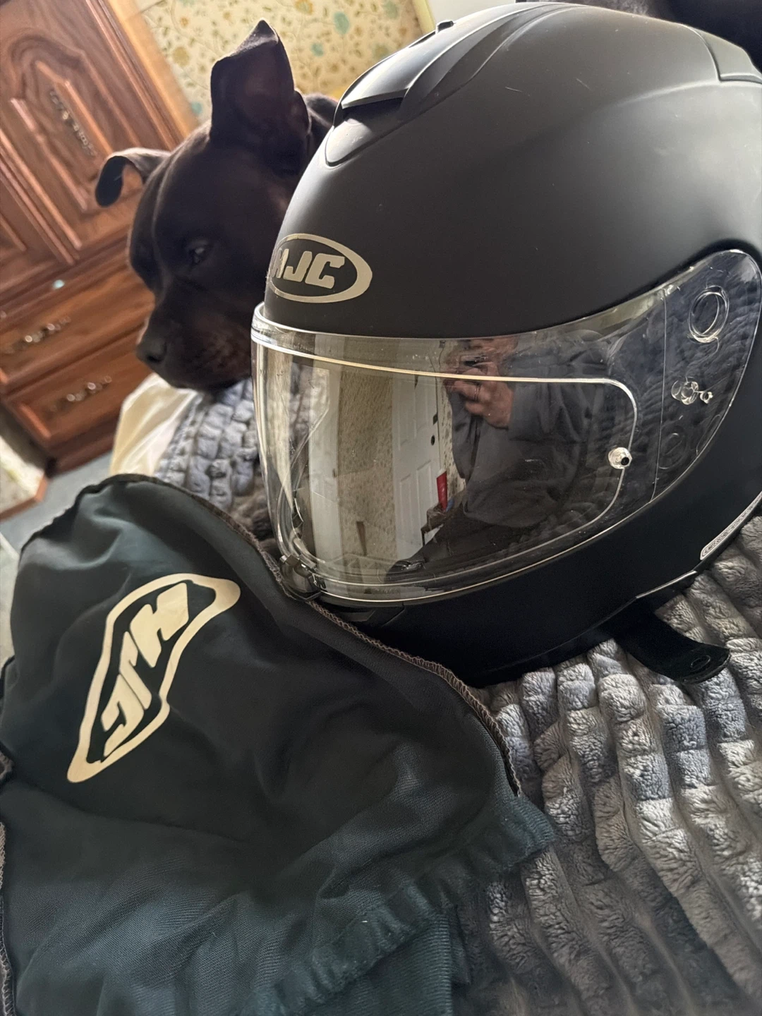 HJC Motorcycle Helmet with Bag