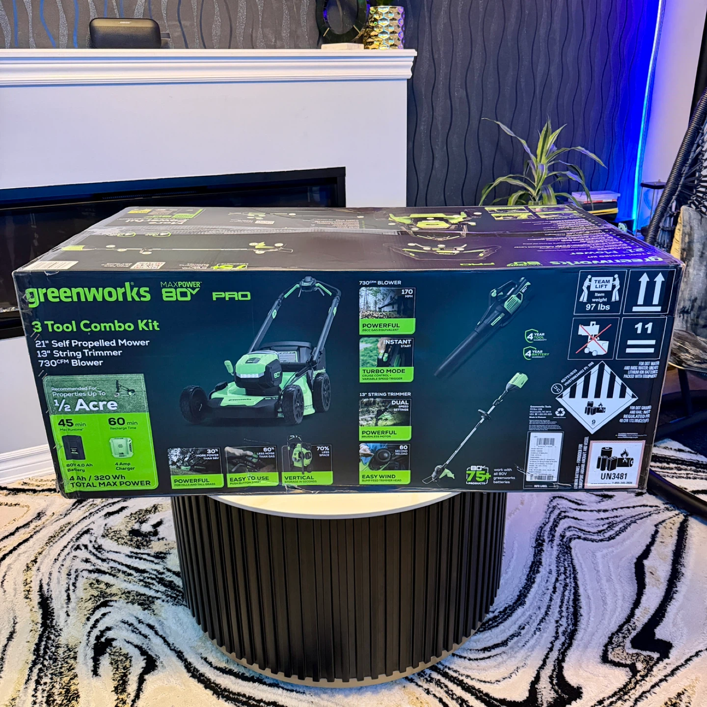 Lawn Mover / Trimmer / Blower / 80V Battery - *BRAND NEW*