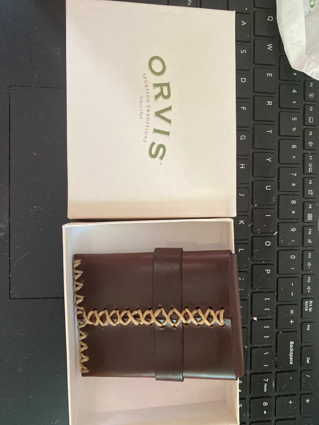 Orvis Leather Card Holder Wallet