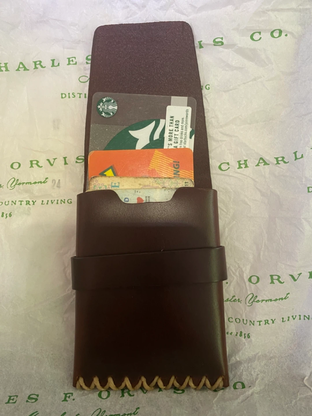 Orvis Leather Card Holder Wallet - photo 2