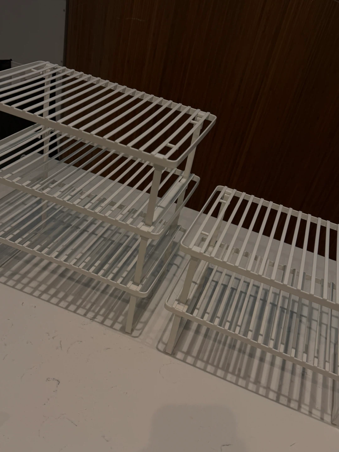 White Stackable Shelving Unit - photo 5