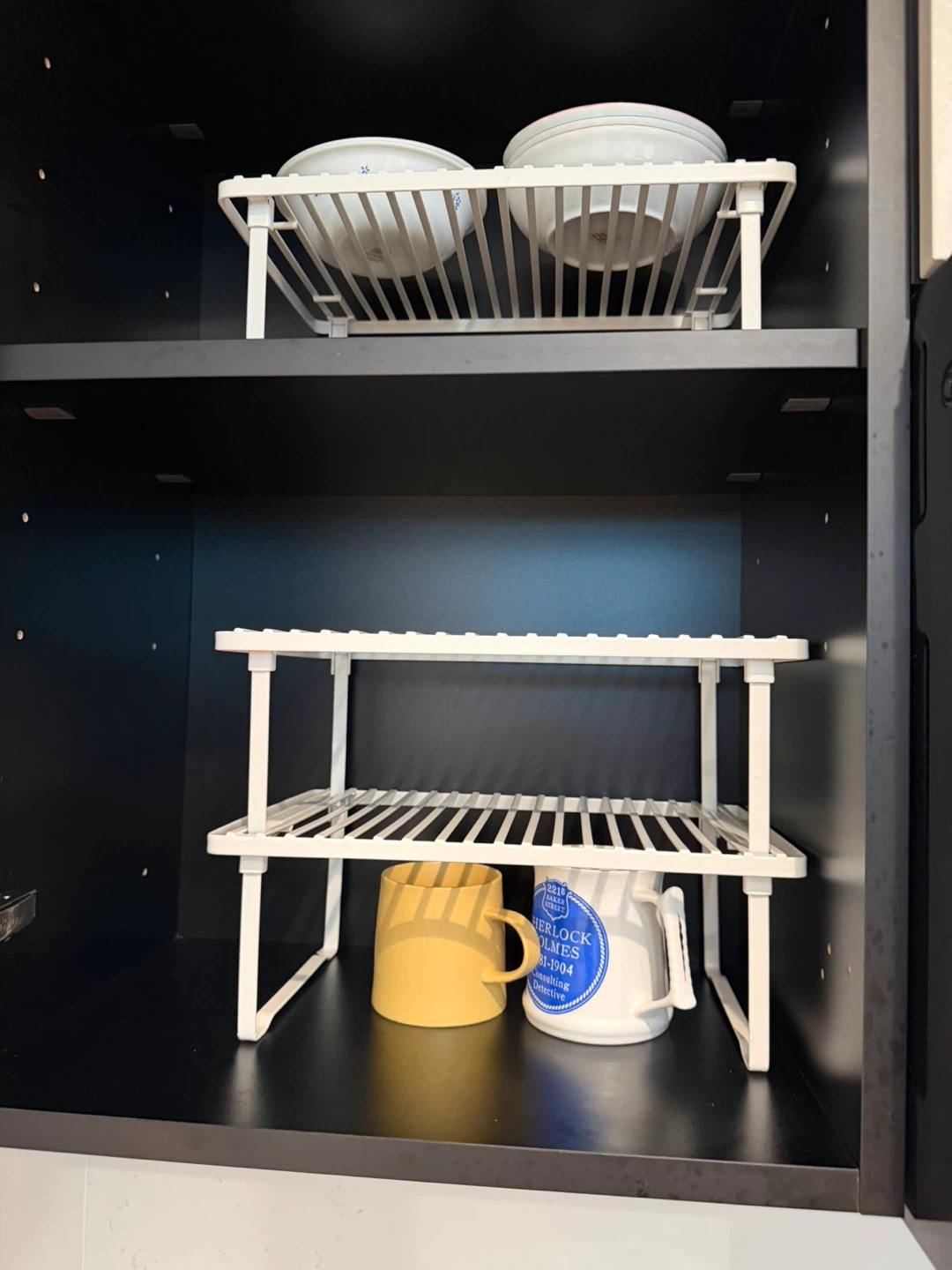 White Stackable Shelving Unit