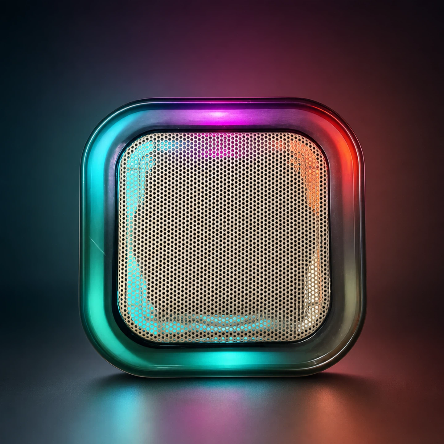 Portable Bluetooth Speaker with LED Lights