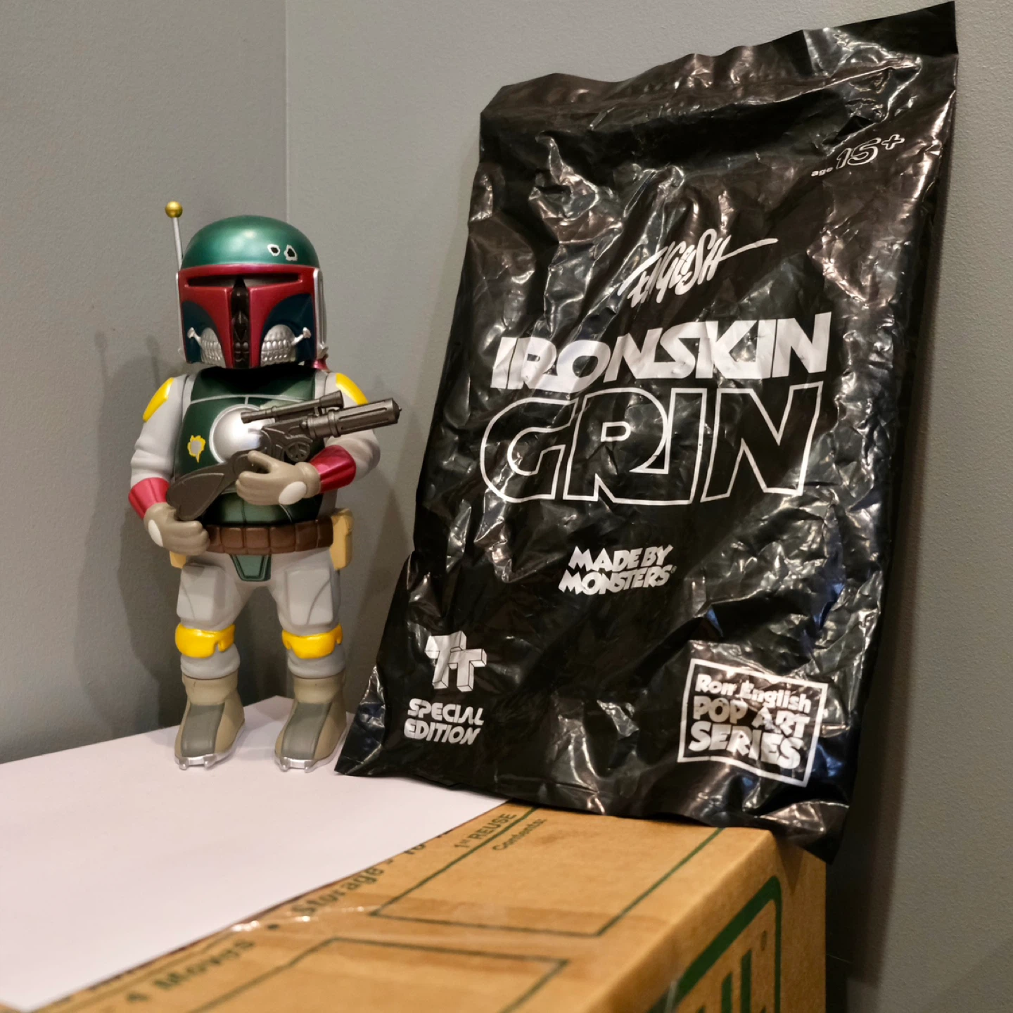 Ron English Ironskin Grin Vinyl Figure #440 of 500 - photo 2