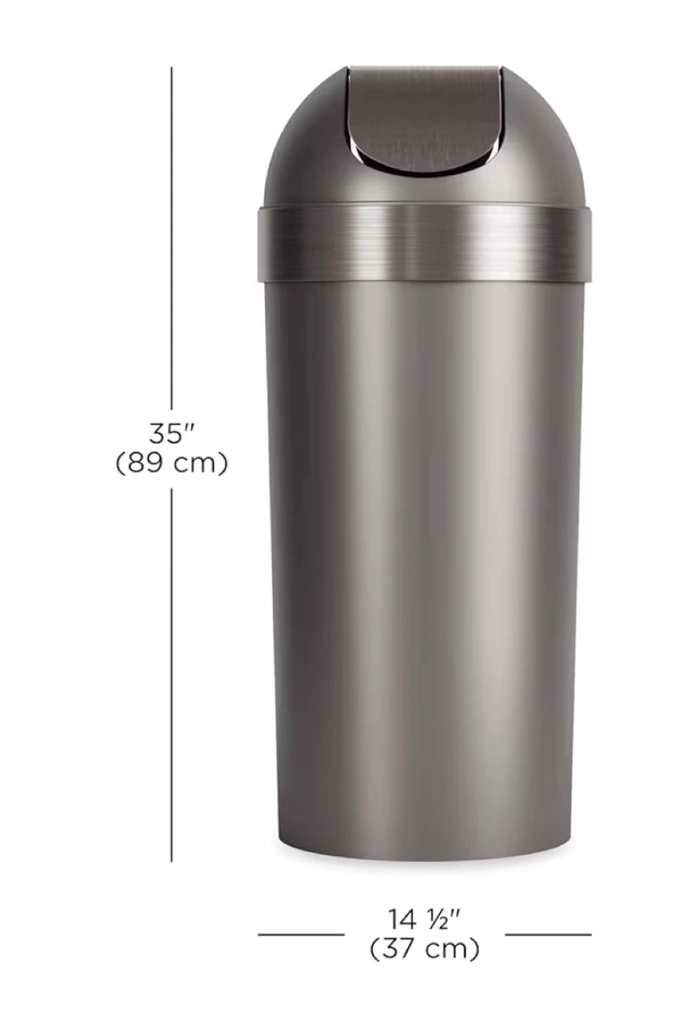 Tall Step Trash Can with Lid - Umbra