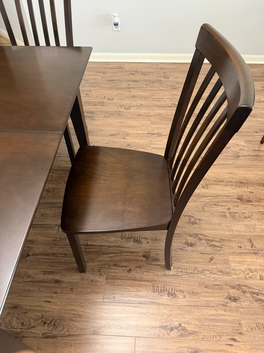 Dark Wood Dining Chair - photo 4