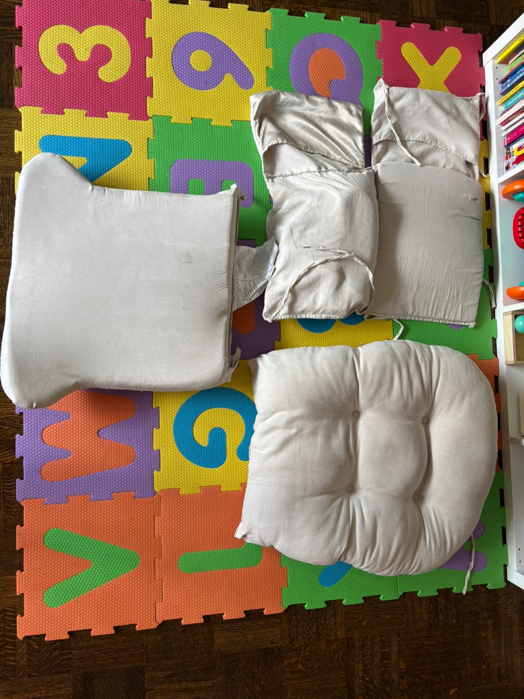 Beige Glider Rocking Chair Cushion Set #freecycle - photo 2