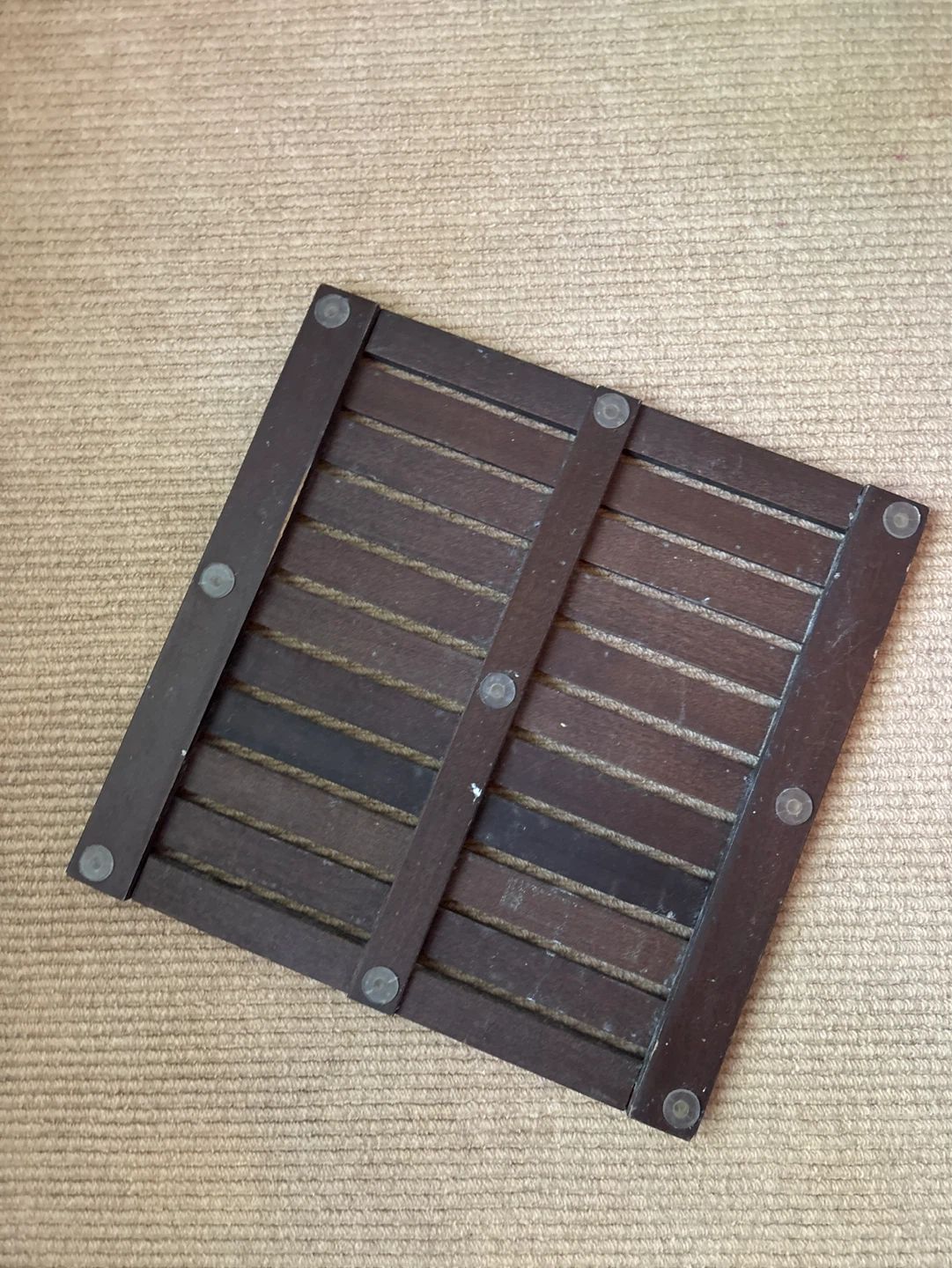 Wooden Shower Mat / Bath Mat - photo 2