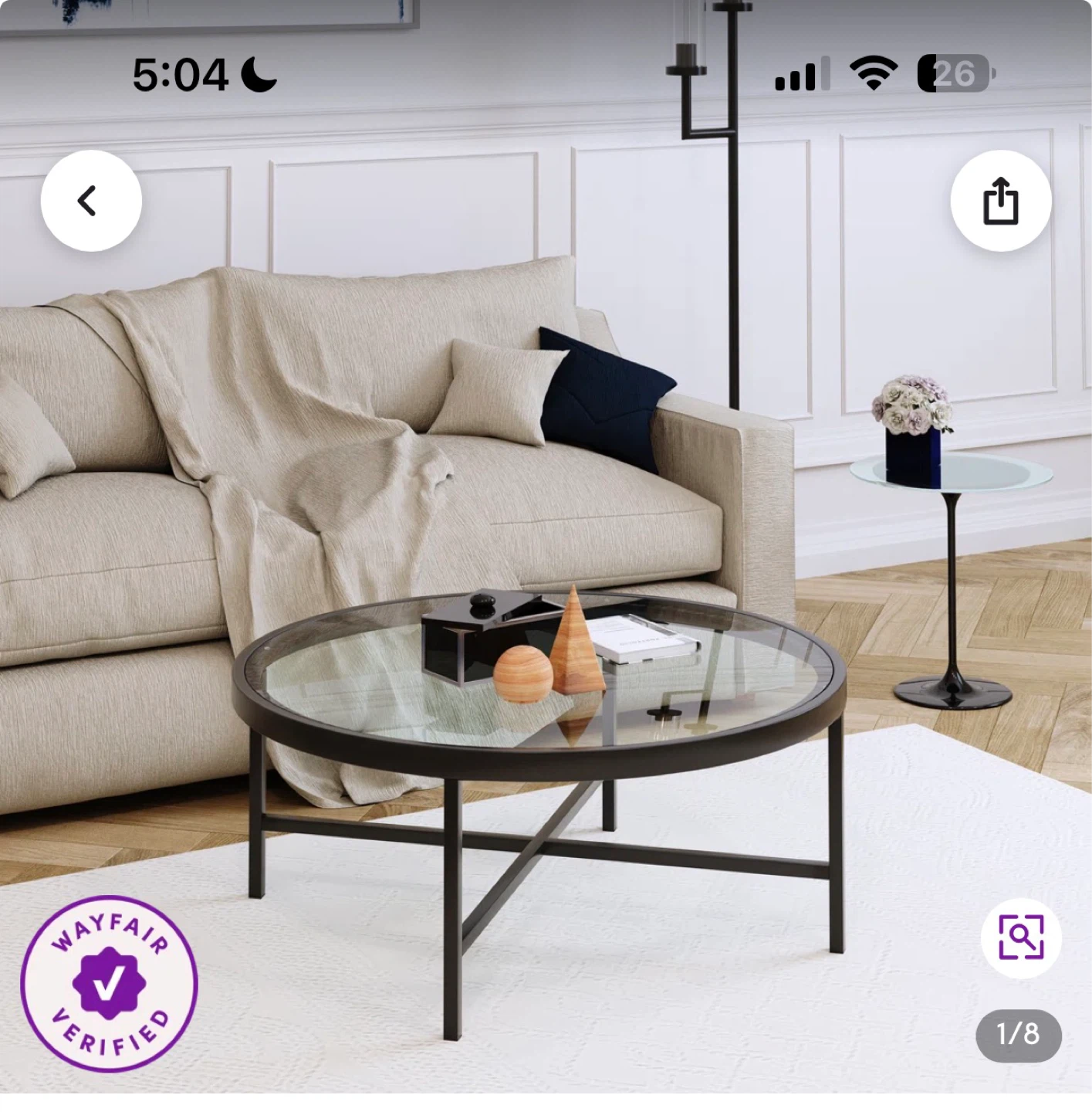 Round Glass Coffee Table
