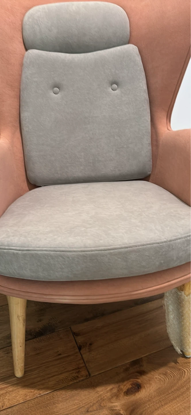 NEW Pink and Grey Accent Chair - photo 2
