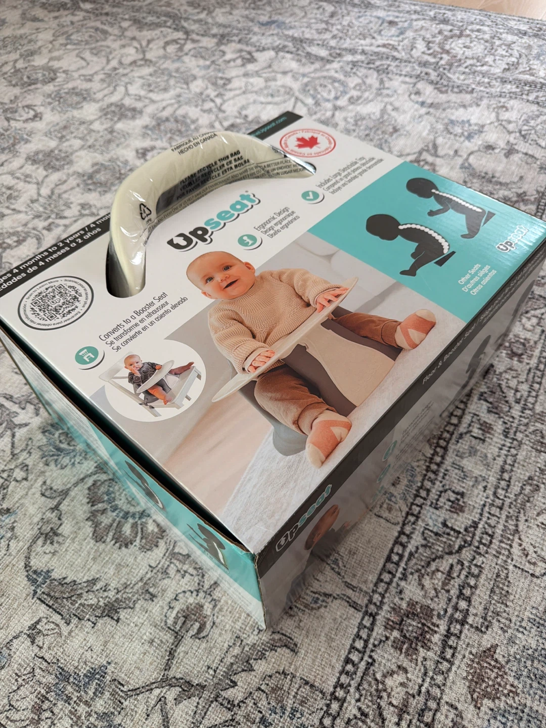Upseat Baby Floor & Booster Seat with Tray - photo 2