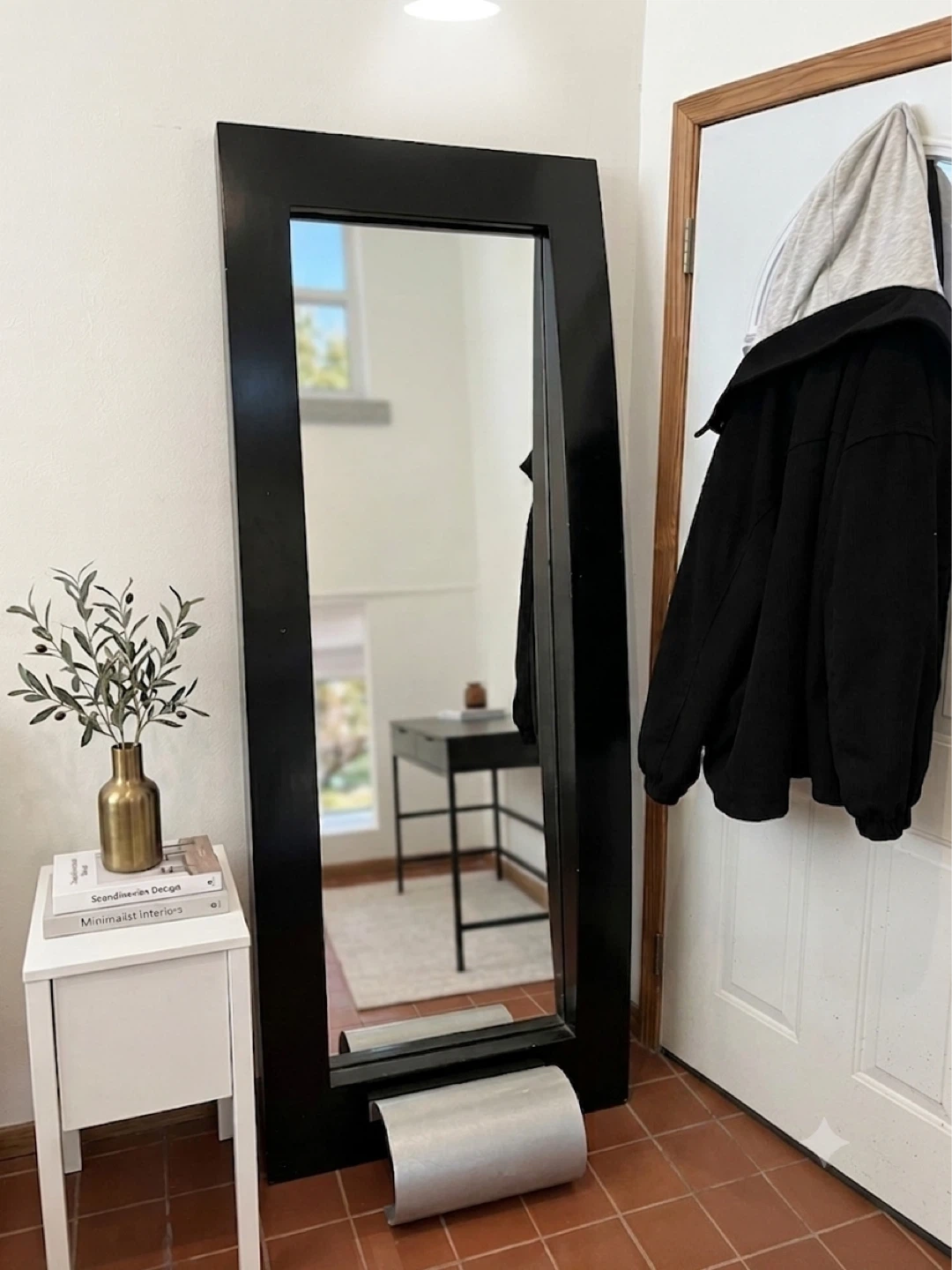 Black Full Length Mirror - photo 2