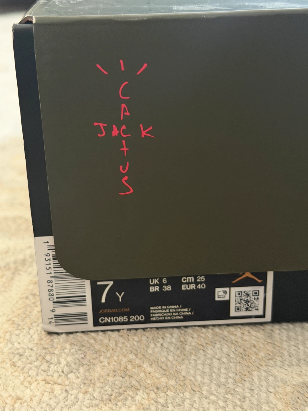 Authentic Travis Scott x Jordan 6 Retro Olive - photo 5