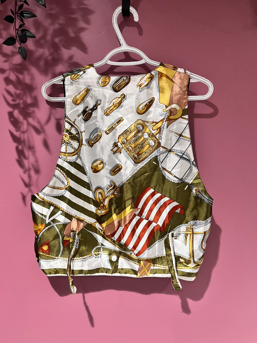 Nautical Print Vest - photo 2