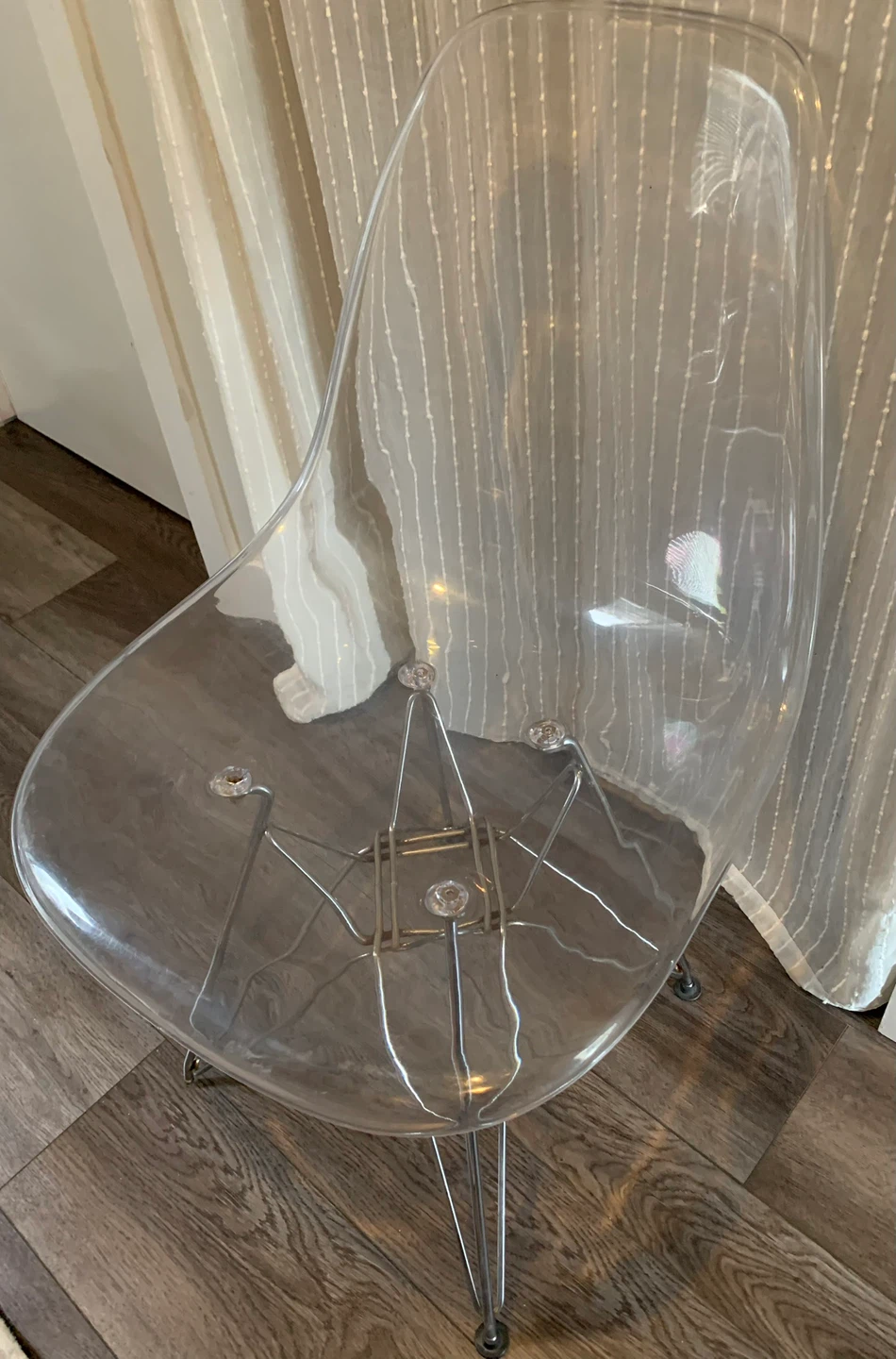 Clear Acrylic Dining Chairs (Set of 4) - photo 2