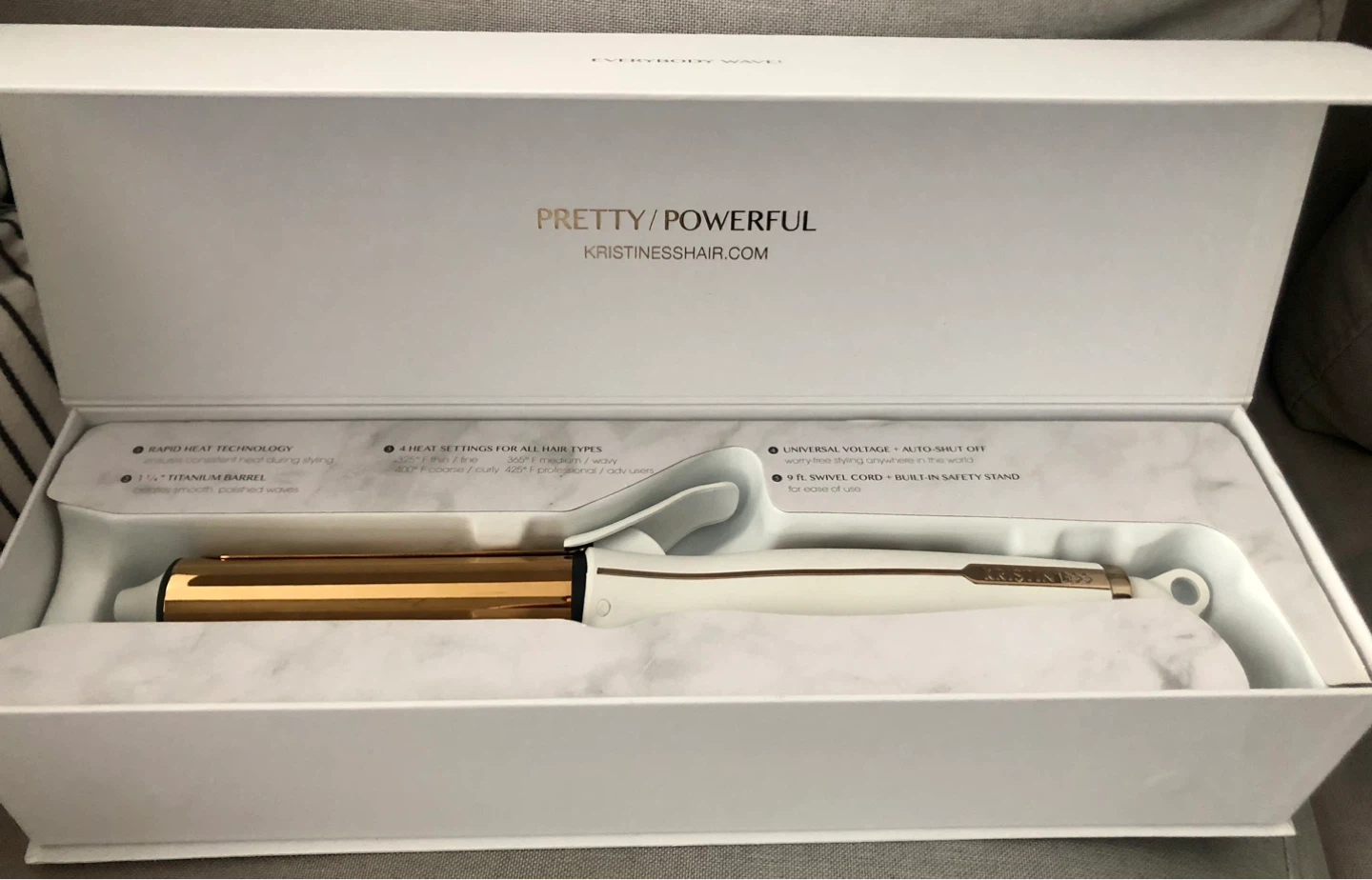Kristin Ess 1 3/4” Curling Wand - photo 2