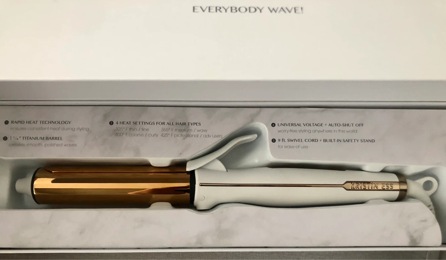 Kristin Ess 1 3/4” Curling Wand
