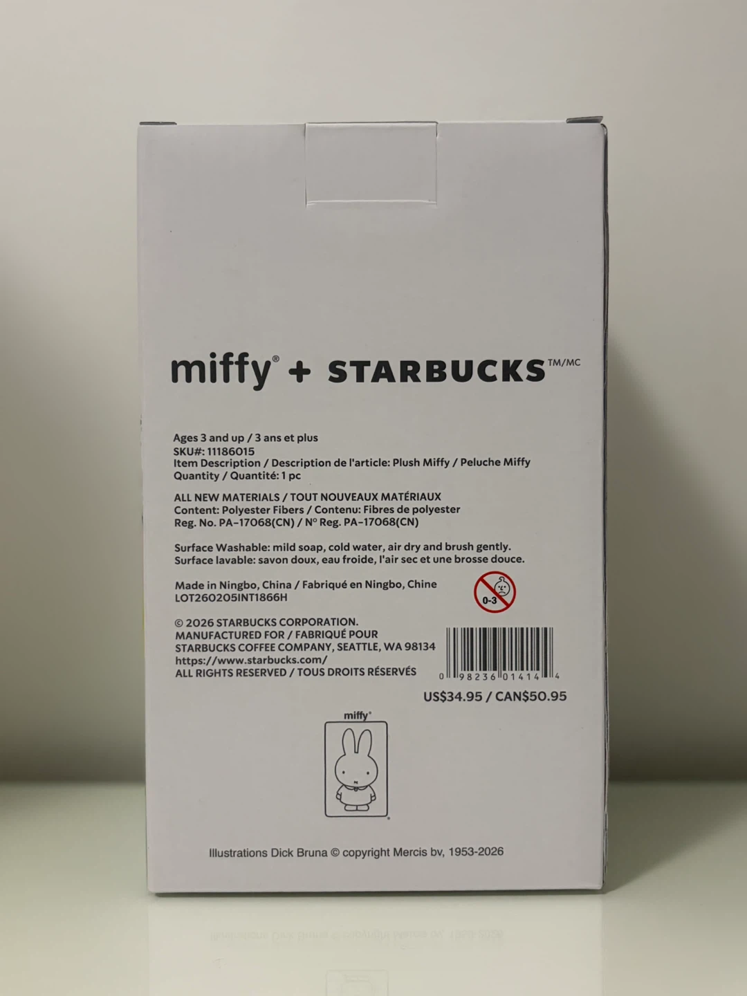 Starbucks x Miffy Plush - photo 3