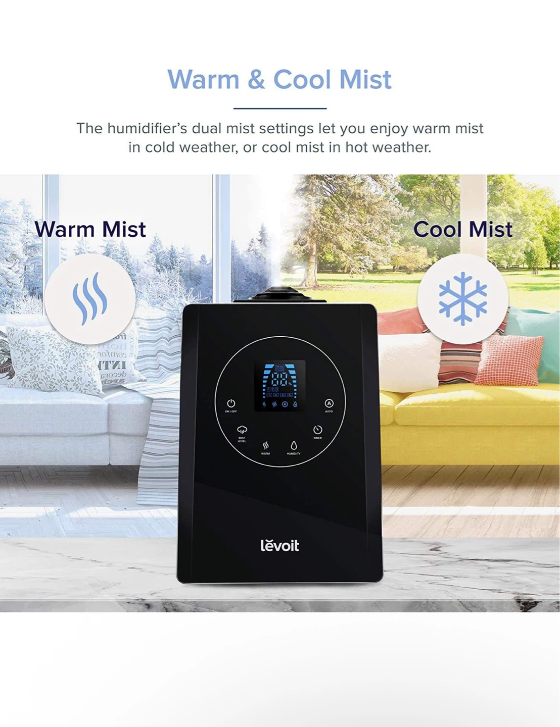Levoit Humidifier - Warm & Cool Mist - photo 2